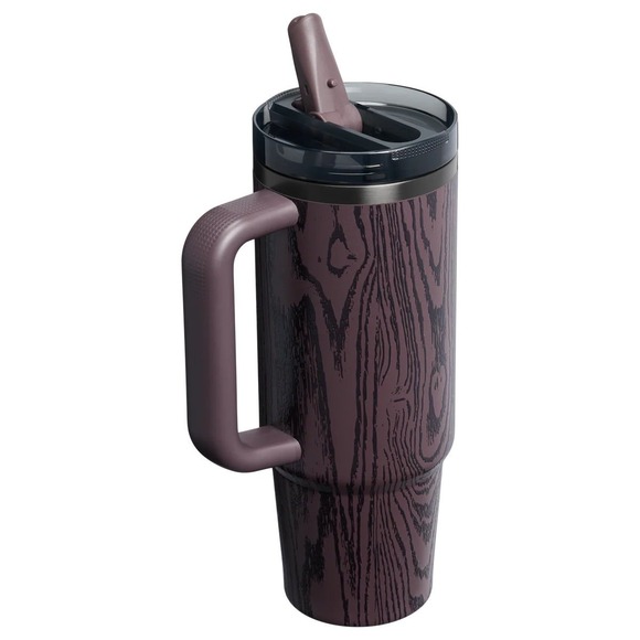 Stanley Quencher ProTour Flip Straw 40 oz Redwood Woodgrain Leakproof Tumbler - Picture 11 of 12